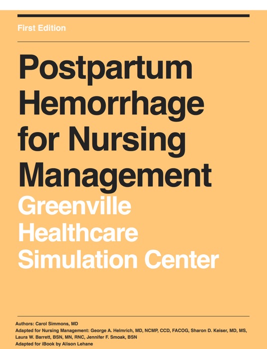 Postpartum Hemorrhage for Nursing Management