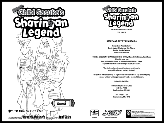 Naruto Chibi Sasukes Sharingan Legend Vol 3