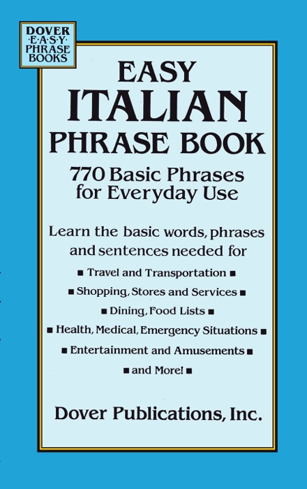 Easy Italian Phrase Book