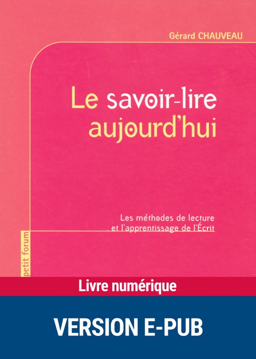 Le Savoir-lire aujourd'hui