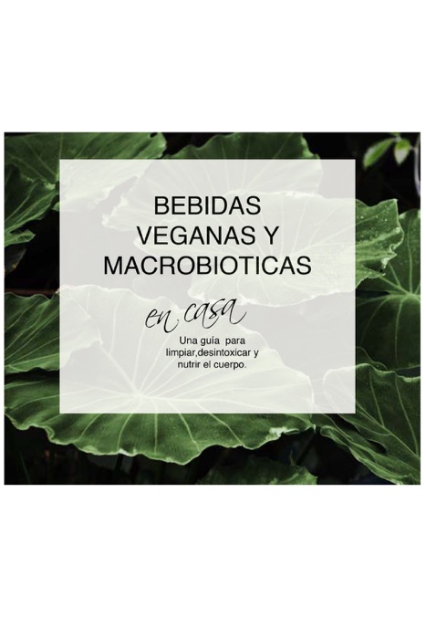 Bebidas macrobióticas y veganas hechas en casa