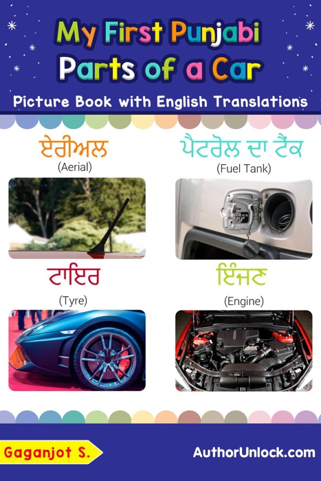 My First Punjabi Parts of a Car Picture Book with English Translations