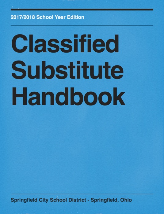 Classified Substitute Handbook