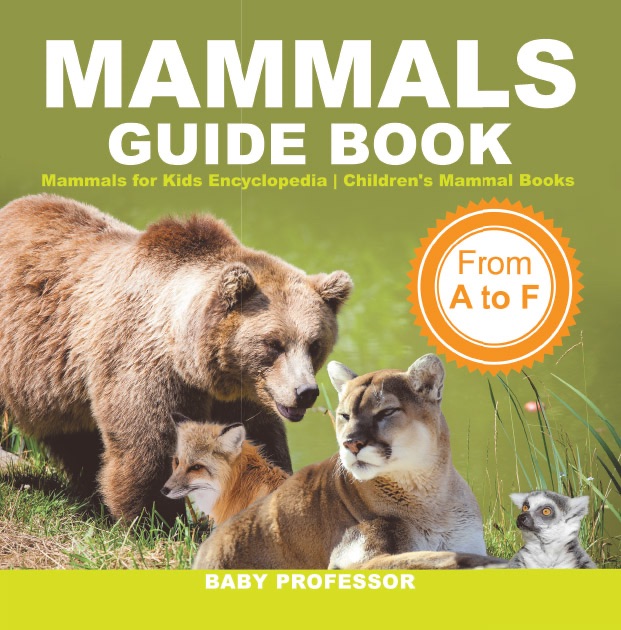 Mammals Guide Book - From A to F  Mammals for Kids Encyclopedia  Children's Mammal Books