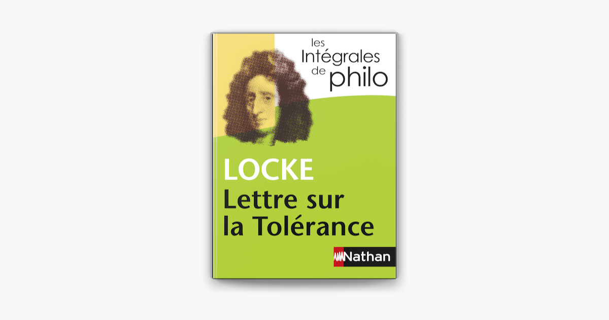 lettre sur la tolérance