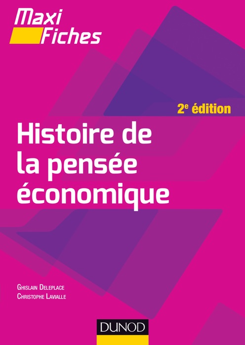 Maxi fiches - Histoire de la pensée économique - 2e éd.