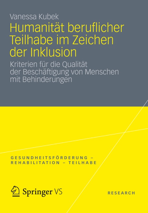 Humanität beruflicher Teilhabe im Zeichen der Inklusion