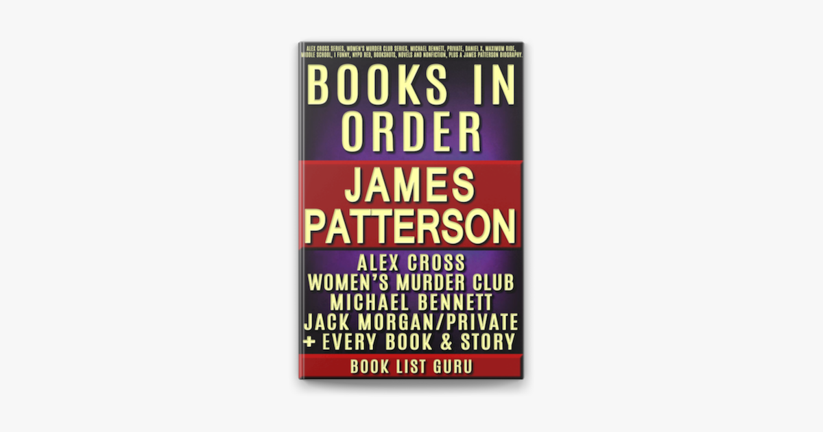 james-patterson-books-in-order-alex-cross-series-women-s-murder-club