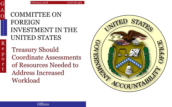 COMMITTEE ON FOREIGN INVESTMENT IN THE UNITED STATES