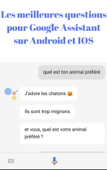 Les meilleures questions pour google assistant sur android et IOS - rodolphe Calvo