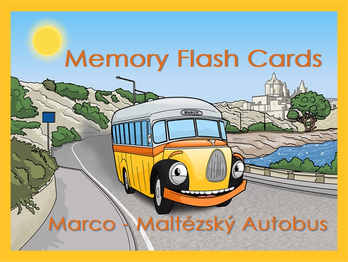 Memory Flash Cards - Marco - Maltézský Autobus