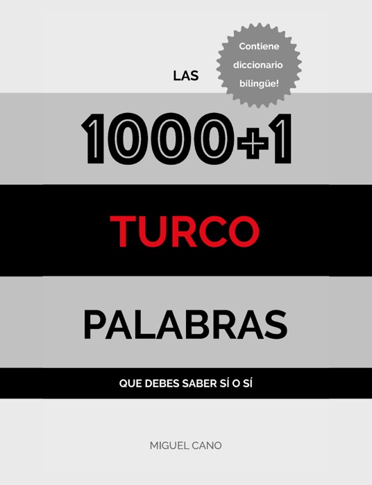 Turco: Las 1000+1 Palabras que debes saber sí o sí