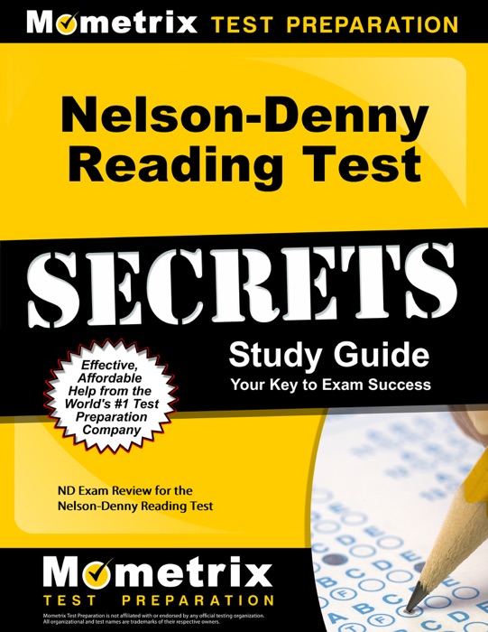 Nelson-Denny Reading Test Secrets Study Guide