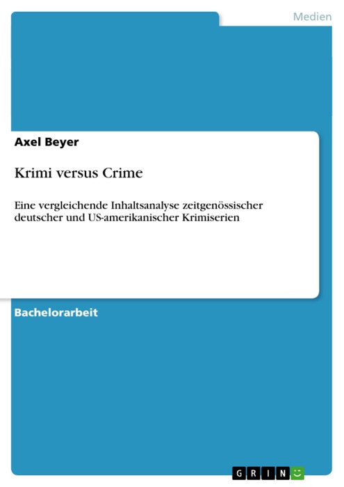 Krimi versus Crime