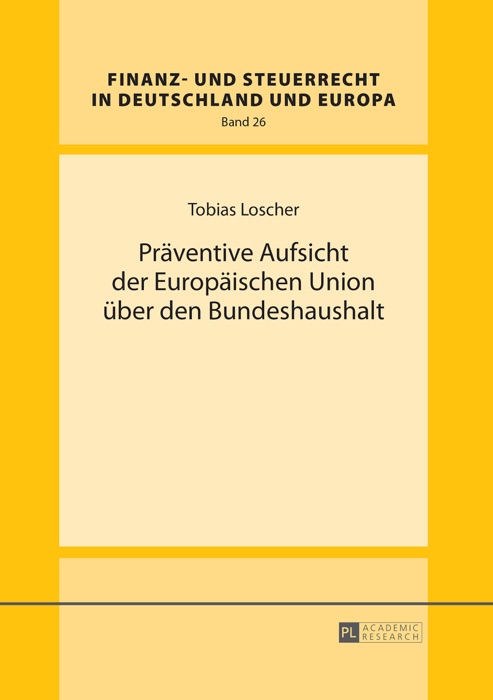 Präventive aufsicht der europäischen union über den bundeshaushalt