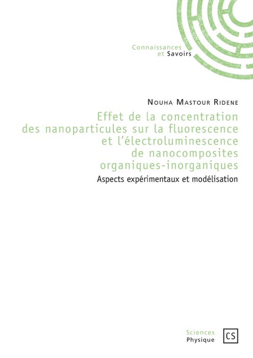 Effet de la concentration des nanoparticules sur la fluorescence et l'électroluminescence de nanocomposites organiques-inorganiques