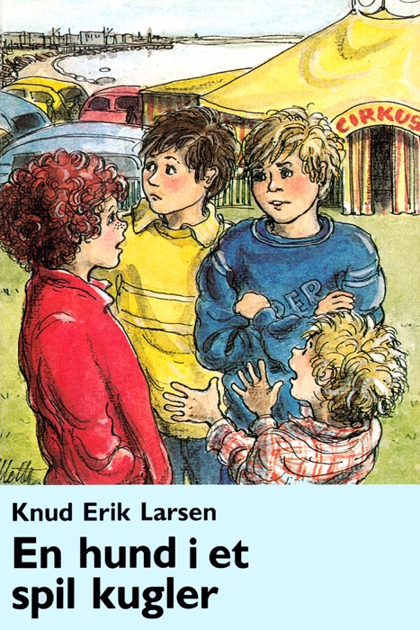 En hund i et spil kugler