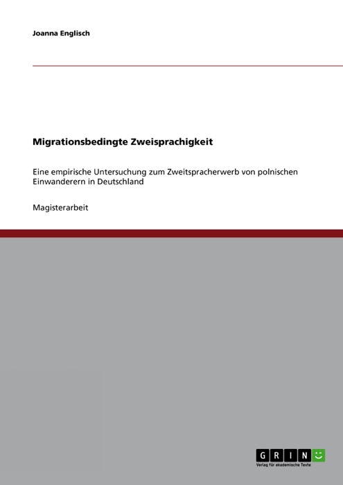 Migrationsbedingte Zweisprachigkeit