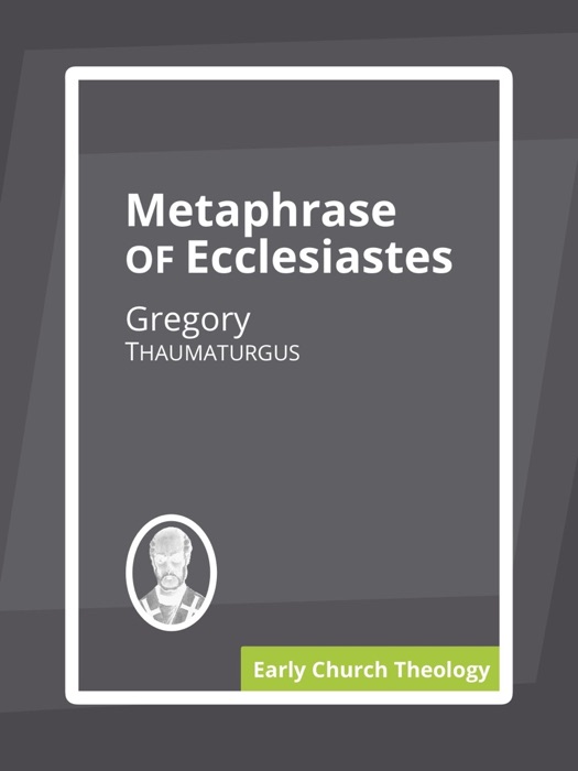 Metaphrase of Ecclesiastes