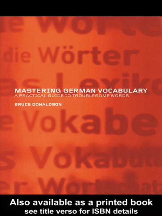 Mastering German Vocabulary