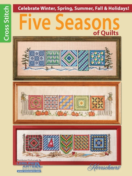 Cross Stitch Five Seasons of Quilts