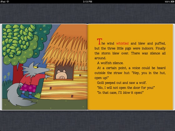 The Three Little Pigs Read Aloud Edition With Highlighting On Apple   560x0w 