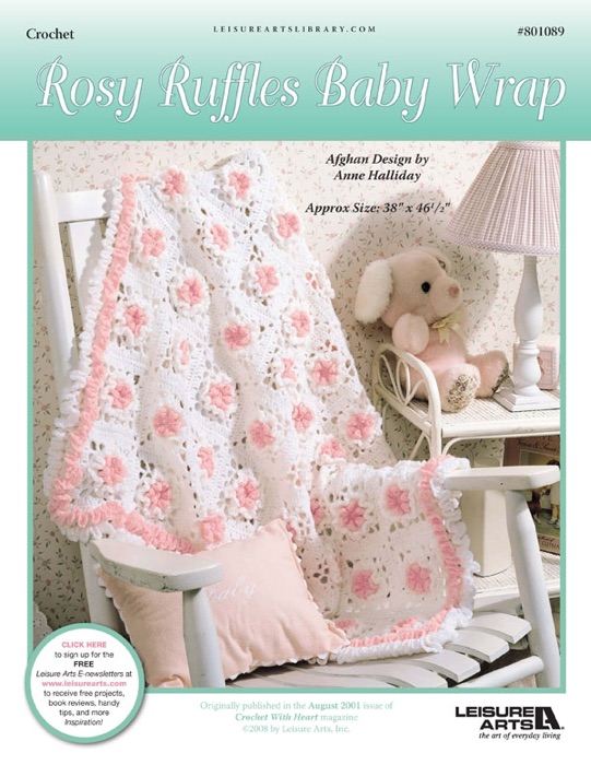 Rosy Ruffles Baby Wrap