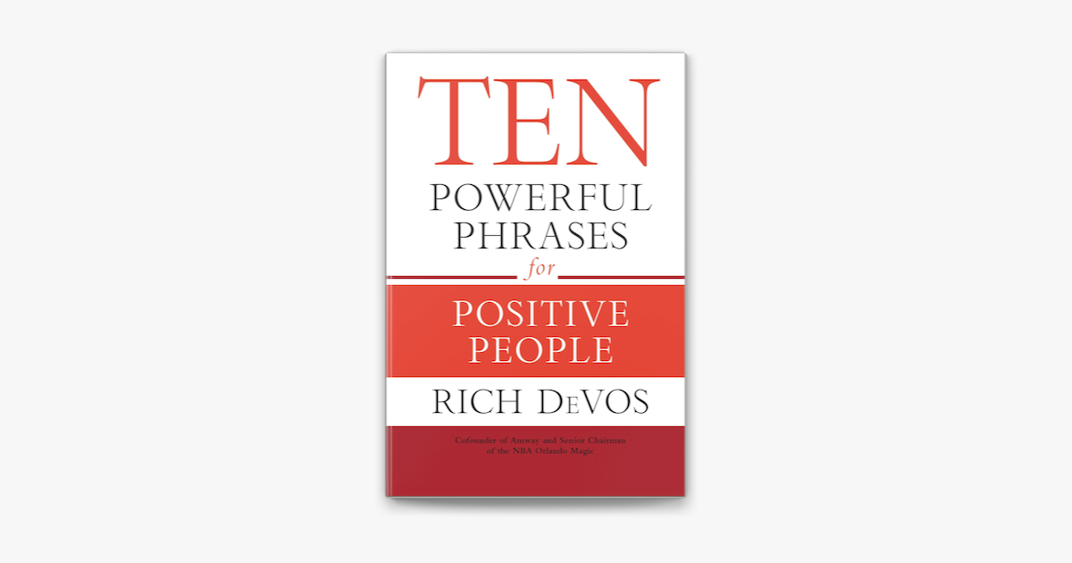 Ten Powerful Phrases For Positive People On Apple Books