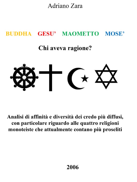 Buddha, Gesù, Maometto, Mosè