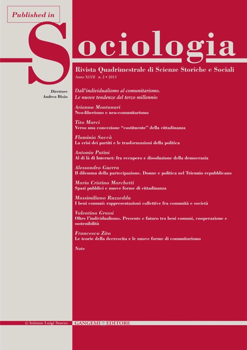 Verso una concezione “costituente” della cittadinanza. Critica dei subaltern studies e nuovi modelli di partecipazione politica