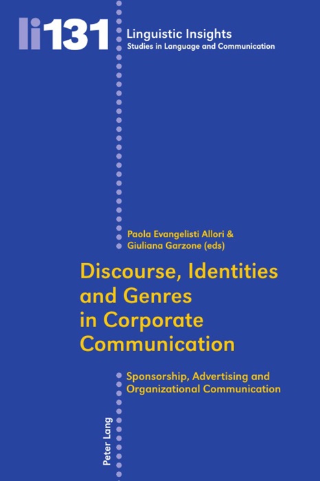 Discourse, Identities and Genres In Corporate Communication