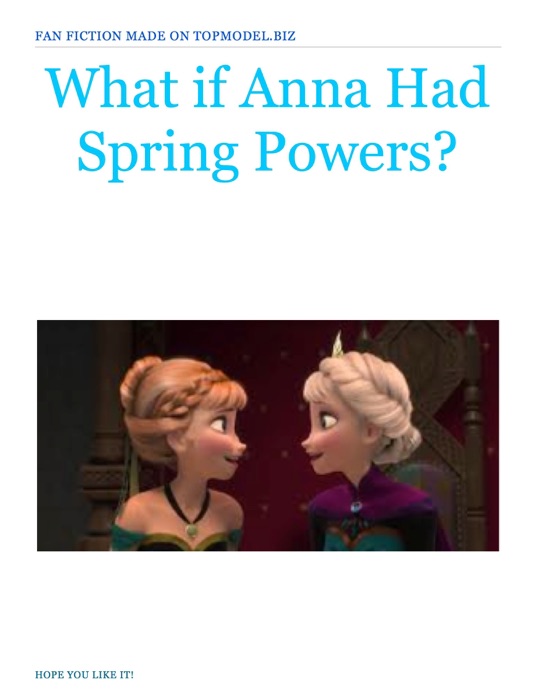 What if Anna Had Spring Powers?