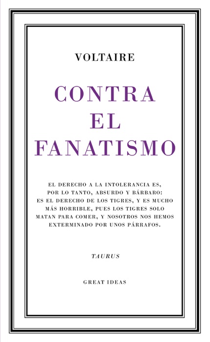 Contra el fanatismo religioso (Serie Great Ideas 39)