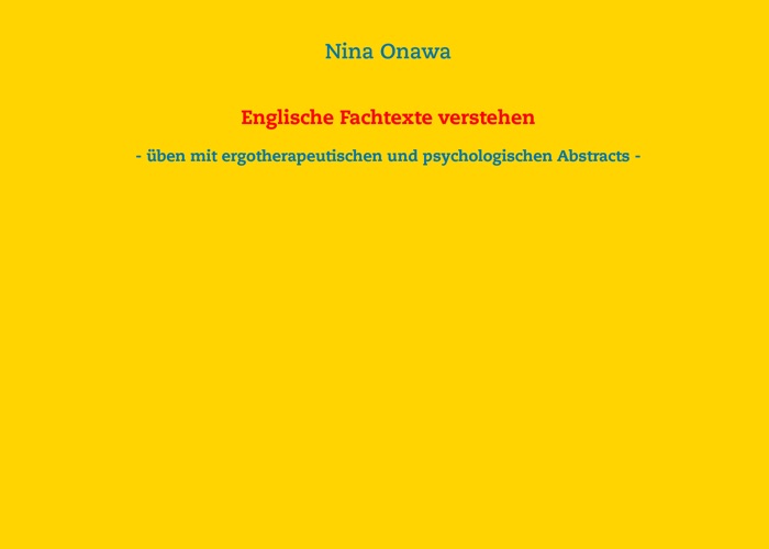 Englische Fachtexte verstehen