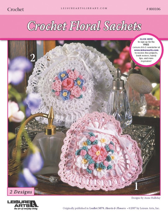 Crochet Floral Sachet ePattern