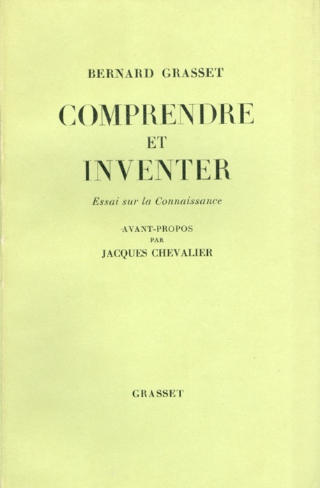 Comprendre et inventer