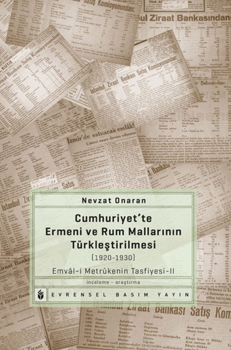 Cumhuriyette Ermeni ve Rum Mallarının Türkleştirilmesi (1920-1930)