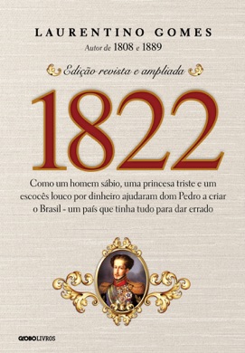 Capa do livro 1822 de Laurentino Gomes