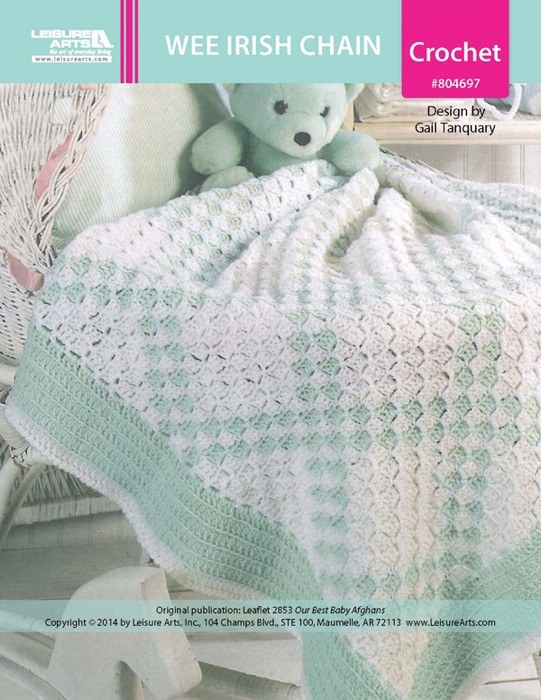 Wee Irish Chain Baby Afghan