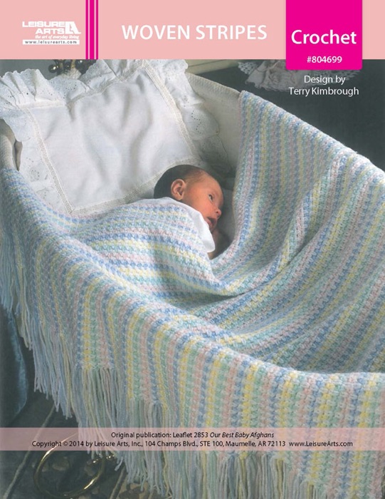 Woven Stripes Baby Afghan ePattern