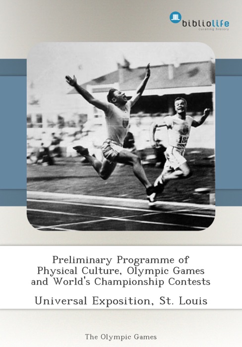 Preliminary Programme of Physical Culture, Olympic Games and World's Championship Contests