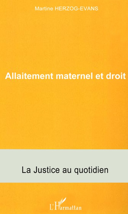 Allaitement maternel et droit