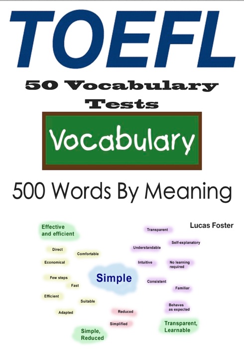 TOEFL - 50 Vocabulary Tests - 500 Words By Meaning