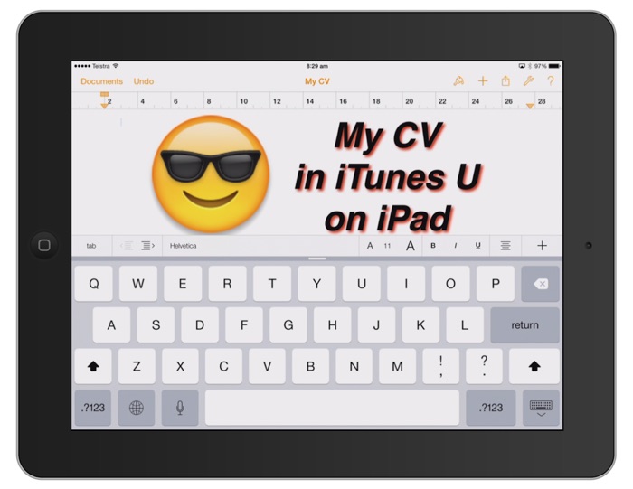 Your iTunes U CV