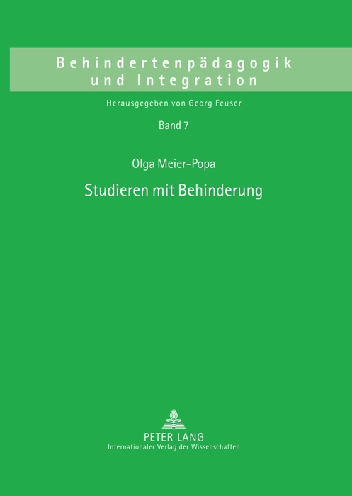 Studieren mit behinderung
