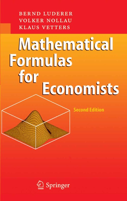 Mathematical Formulas for Economists