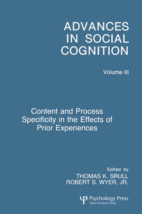 Content and Process Specificity in the Effects of Prior Experiences