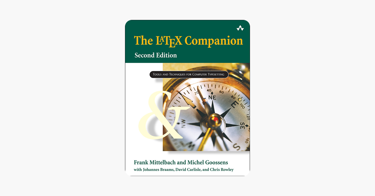 The LaTeX Companion (Tools and Techniques for Computer Typesetting)