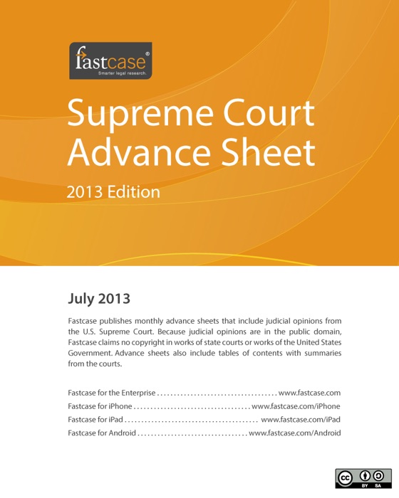 U.S. Supreme Court Advance Sheet July 2013