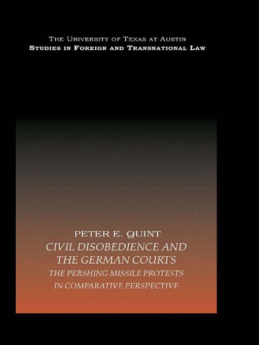 Civil Disobedience and the German Courts